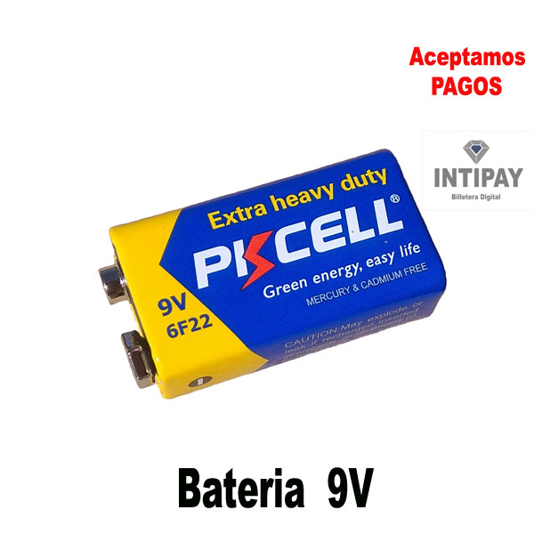 Batería Piscell 9 Voltios